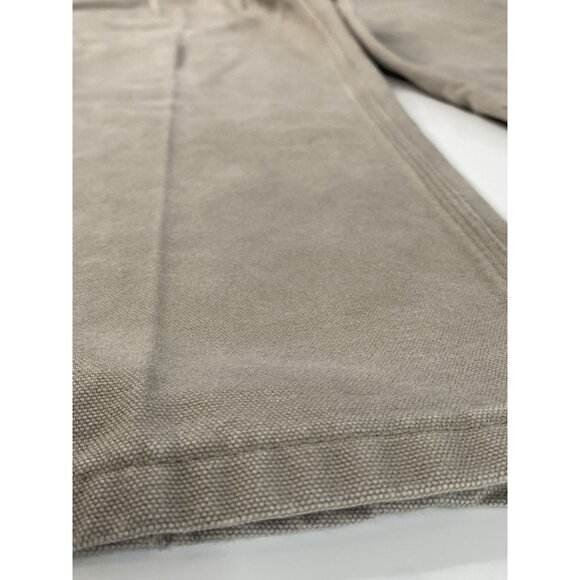 Carhartt Canvas Dungaree Carpenter Work Pants Mens 36x30 Relaxed Desert Duck B11 - Picture 3 of 16